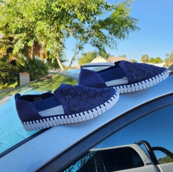 ILSE JACOBSEN Tulip  Blue Web shoes - Picture 3 of 7